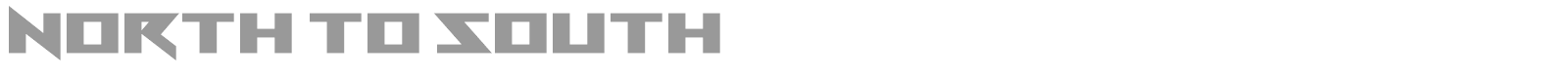 North To South font preview